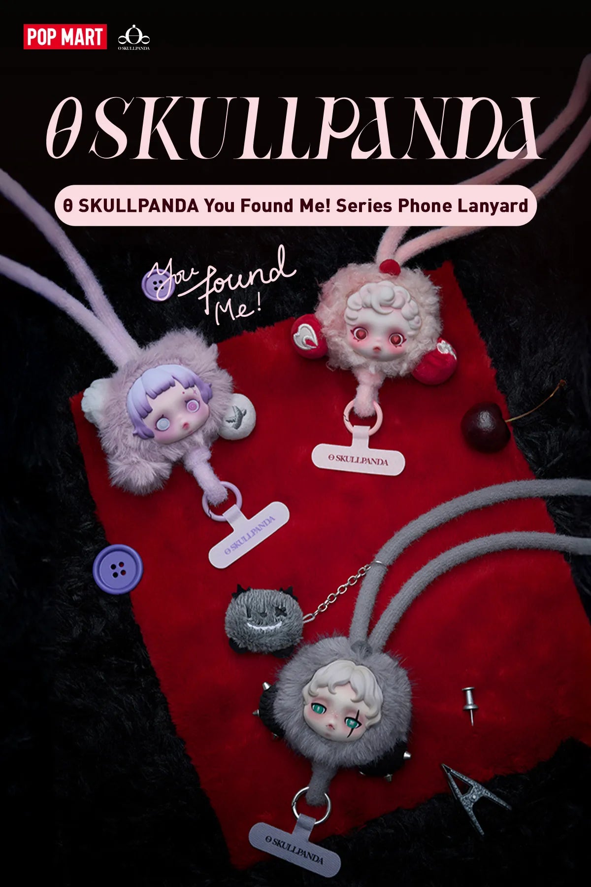 SKULLPANDA You Found Me! Series - Moldy Muffin & Phone Lanyard