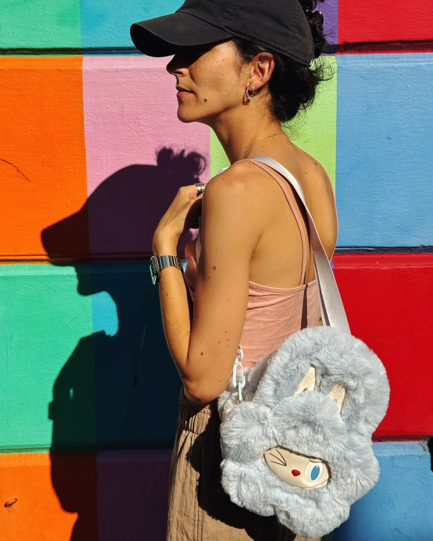 THE MONSTERS Classic Series - Plush Flower Bag (Blue)