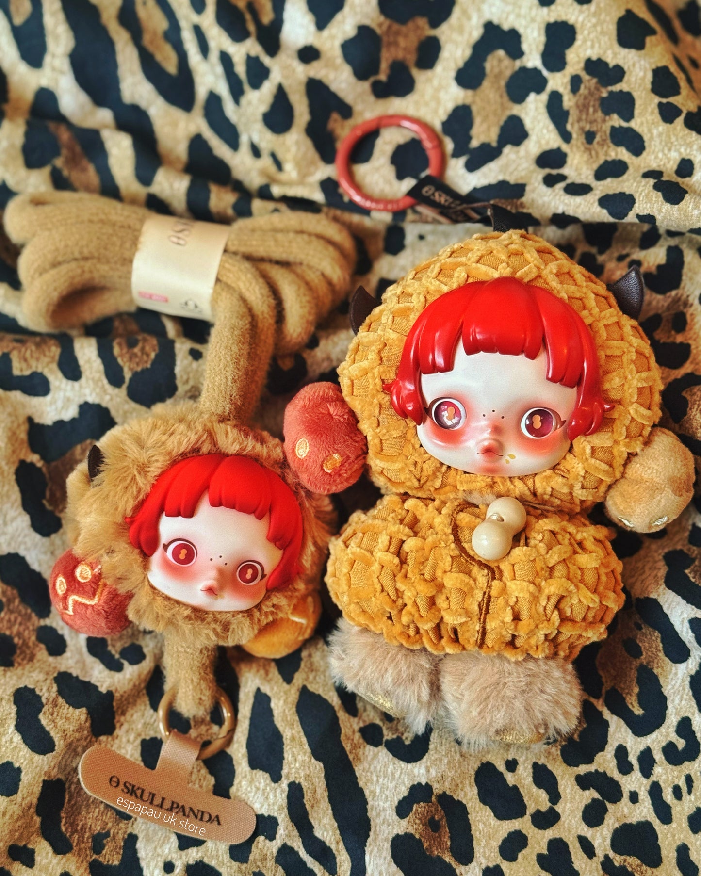 SKULLPANDA You Found Me! Series - Pranky Peanut & Phone Lanyard